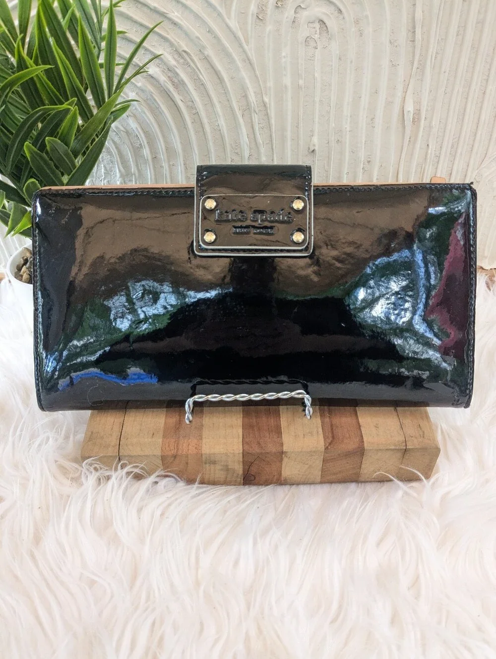 Kate Spade Long Patent Leather Clutch